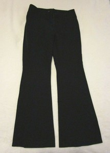 INC Black Cotton Blend Low Rise Flare Dress Pants - Size 6 Inseam 31 | eBay