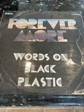 FOREVER MORE Words On Black Plastic RCA 1970 Pop Prog VG+ VINYL LP Record USED