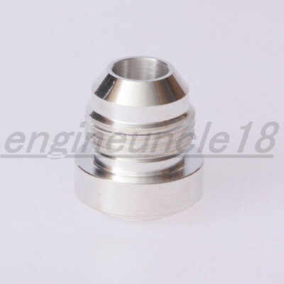 US STOCK Silver Aluminum AN-16 AN16 16AN Male Weld Plug Fitting Round ...
