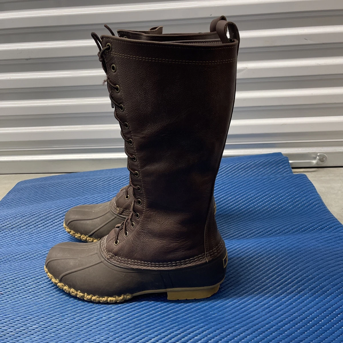 LL Bean Maine Hunting Duck Boots Tall Men s SIZE 13M Made in the