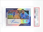 TIMOTHY WEAH 2024 PRIZM COPA AMERICA INTL INK SILVER AUTO /25 PSA 9 Q0902