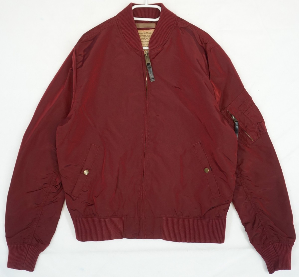 USA製 ALPHA INDUSTRIES MA-1 L Alpha Industries MA-1 Red Bomber Jacket Men's Size L | eBay
