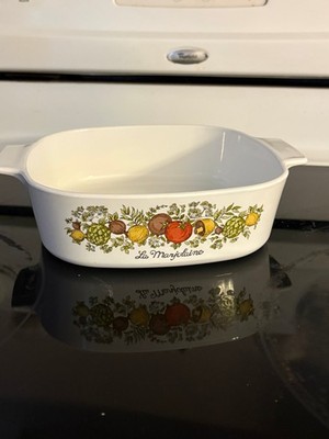 RARE Vintage Corning Ware 1960s - 1970s 2 Qt La Marjolaine Spice Of Life A-2-B