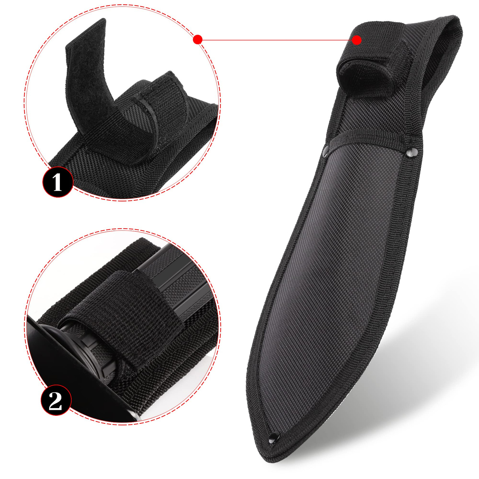 Metal Detector Shovel New Metal Detecting Digging Tool with Sheath for Gardening