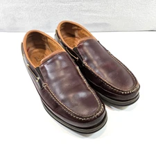 SPERRY TOP-SIDER Gold Cup Oxford Loafers Brown Leather Mens 11.5 M Slip-on Mocs