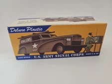 Vintage 40's American Dimestore 1:43 Deluxe Plastic Army Signal Corps  #20056