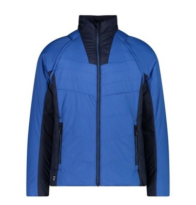CMP men's quilted jacket size 52 58 blue removable sleeves detachable sleeves jacket
