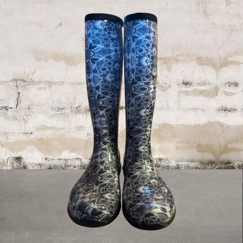 Kamik Black & White Rain Boots Size 9