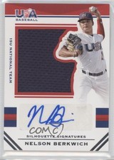 2017 Panini USA Baseball Stars & Stripes Jersey 95/99 Nelson Berkwich Auto 0cz