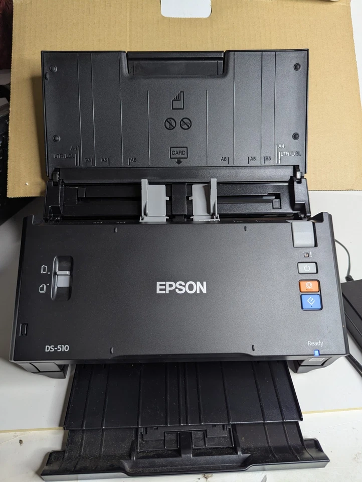 Epson WorkForce DS-510 Color Document Scanner Great Used Condition With Box - Image 4 of 4