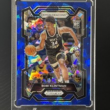 2024-25 Panini Prizm Draft Picks - Bobi Klintman #34 Blue Ice Prizm /99 (RC)