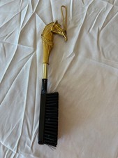 Vintage Horse Head Equestrian Shoe Shine Brush, Plastic Horse Head, Retro 80s