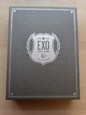 K-POP EXO EXO's First Box DVD 4Disc + Earphone Winder 