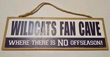 Kansas State Wildcats  15" x 5" Wood Sign NEW NCAA Wall Cave Fan