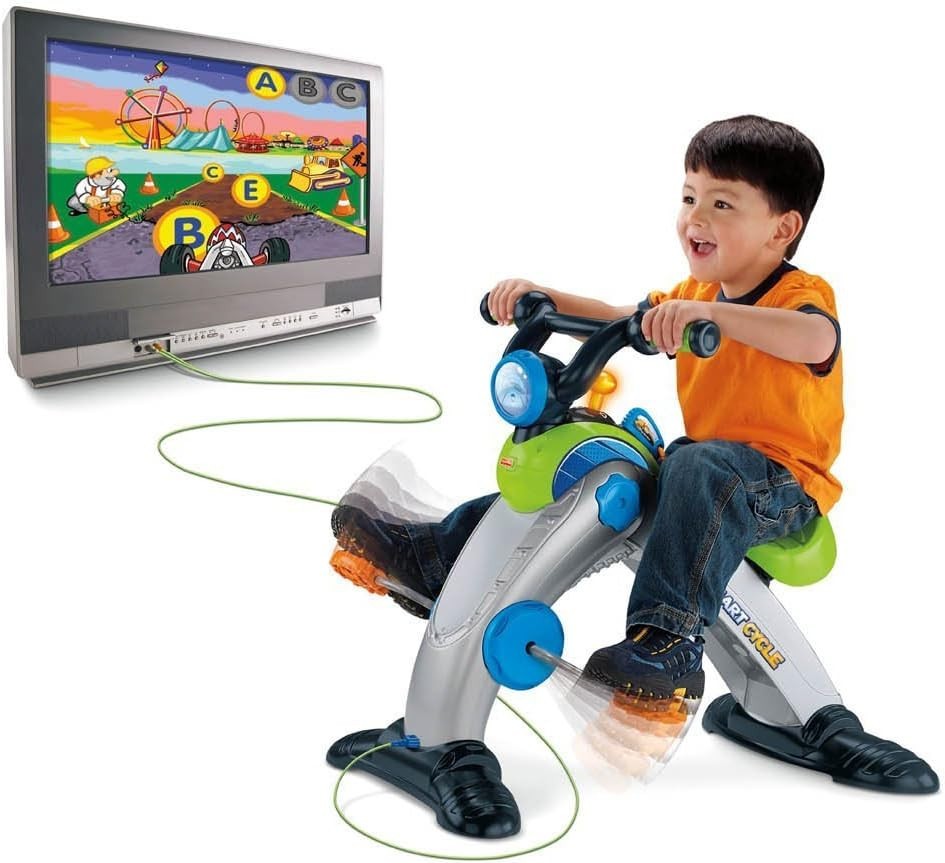 Fisher Price Smart Cycle Racer Interactivo Aprendizaje Pedal Bicicleta Entrenador