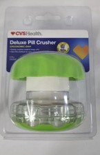 CVS Health DELUXE PILL CRUSHER EASY GRIP PILL BOX MEDICINE MEDICATION CASE