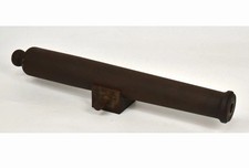 Large Antique Black Powder Signal Cannon 20mm Steel Salute Cannon Naval Maritime