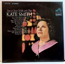 Kate Smith Just A Closer Walk With Thee Gospel Music LP RECORD ALBUM