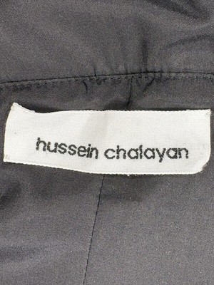Archival Hussein Chalayan Asymmetrical Structural Top Black IT 42