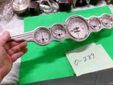 CUSTOM DASH INSERT WITH GAUGES FORD CHEVY  COUPE SEDAN RAT ROD JALOPY TROG BOMB