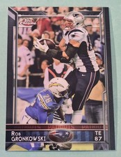 2015 Topps Chrome ROB GRONKOWSKI #10 New England Patriots 