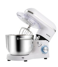 Aucma Stand Mixer 6.5QT 660W 6Speed Stainless Steel Bowl W/ handles ABS housing