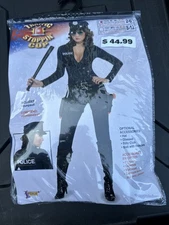 Women’s Traffic Stoppin' Adult Cop Costume Size XS - SM 2-6