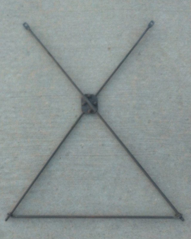 1940's INTERNATIONAL KB TRUCK HOOD X BRACKET {FREE U.S. SHIPPING}