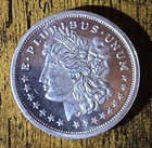1 oz Silver .999 Pure - Round Silver Morgan  - Silver Trade Unit - 1 Troy oz