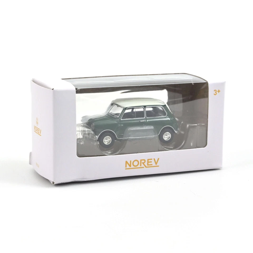 Mini Cooper S 1964 Almond Green and White Roof Norev 310523 Die Cast 1:64 1:54? - Immagine 2 di 2
