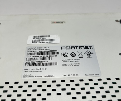 Fortinet FortiWifi 30E-3G4G Network Security Appliance - Tested W/ Cable - Picture 10 of 11