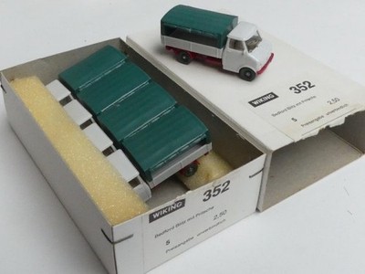 1/87 Wiking Händlerpackung Bedford Blitz 5 Modelle 352