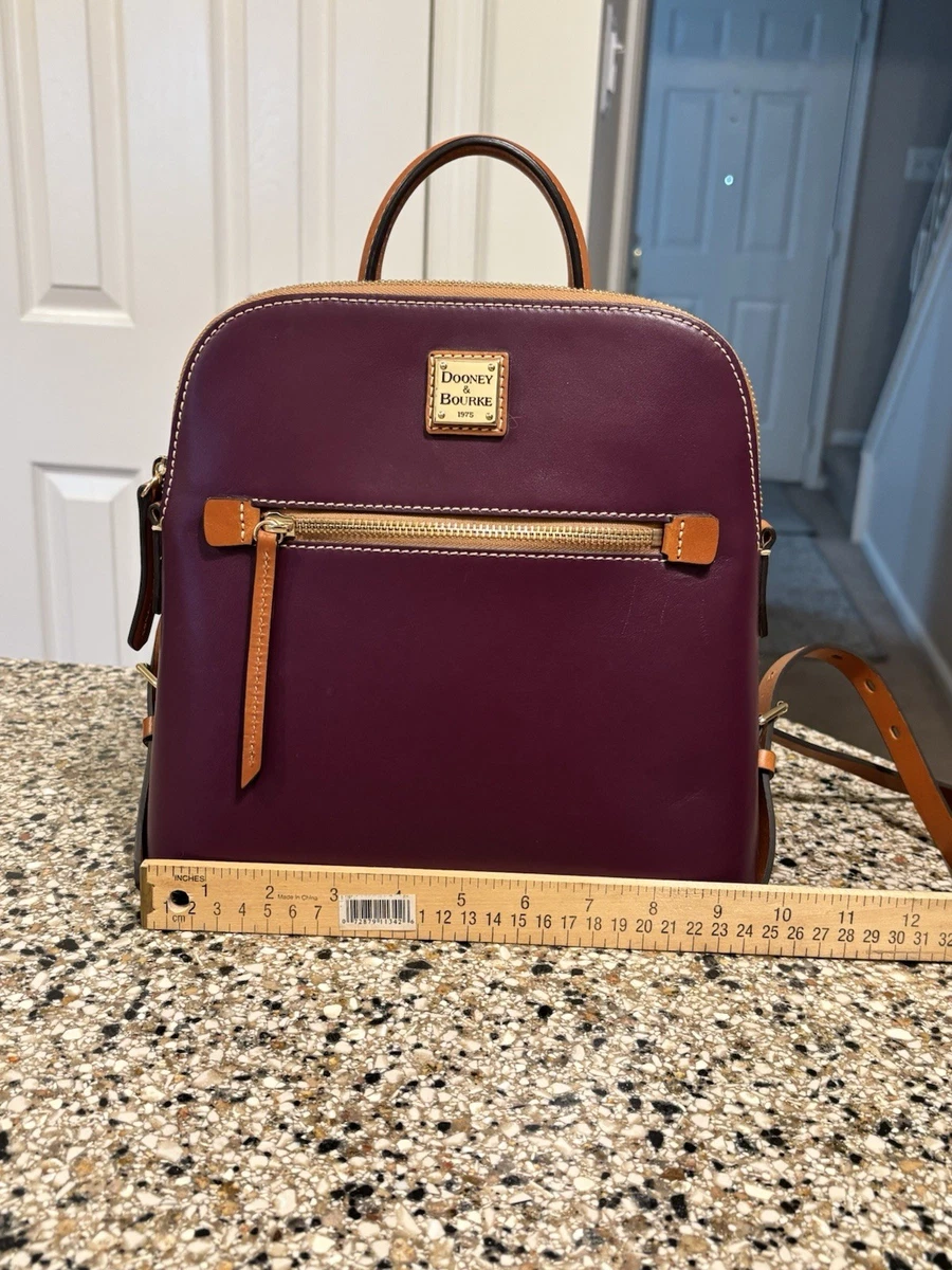 dooney smooth leather backpack & Bourke Backpacks for Women, Ronnie Small Purse for Travel, Work or School One insie phone pocket Dooney & Bourke Midnight Blue
