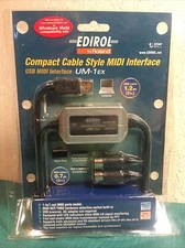 Edirol UM-1EX USB-MIDI Cable USB MIDI Interface Roland (NEW)