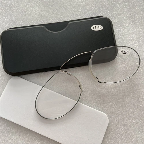 Ultradünne Lesebrille Nasenclip Optik Presbyopie +1,0 +1,5 +2,0 +2,5 +3,0 - Bild 11 von 28