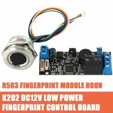 K202 DC12V Low Power Fingerprint Control Board R503 Fingerprint Module Round