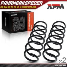 2x Federn Fahrwerksfeder Hinterachse für BMW 5er F10 F18 mit M-Technik 2009-2016