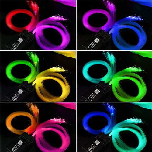 32W 1000PCS HOME CAR HEADLINER STAR LIGHT KIT ROOF CEILING LIGHTS FIBER OPTIC 2M - Picture 8 of 18