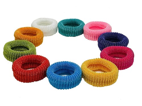 Marrie Hair Ties for Thick Hair Bands Ponytail Holder Seamless for Women Girls - Picture 3 of 16