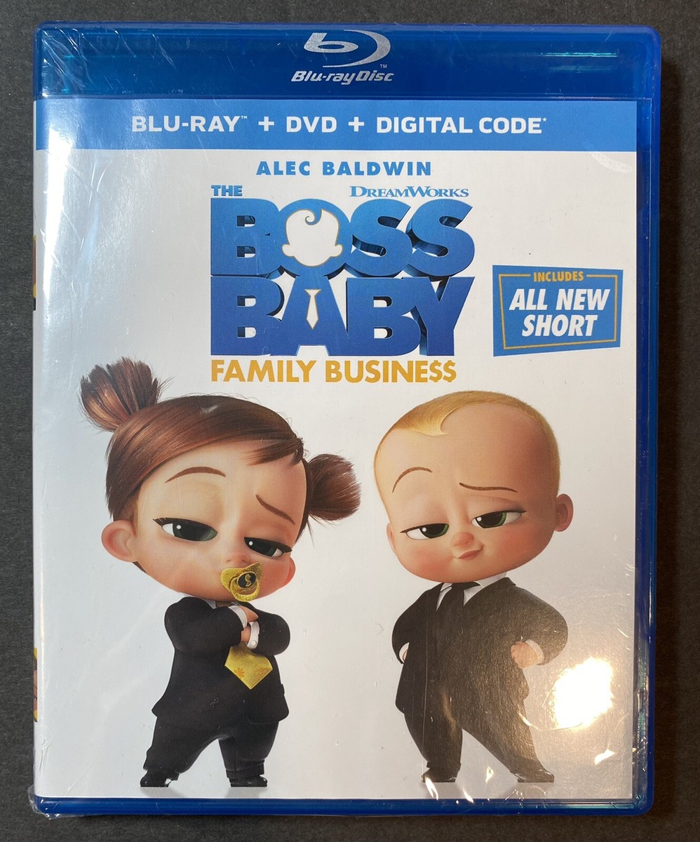 The Boss Baby Family Business BLU-RAY+DVD, NEW SEALED