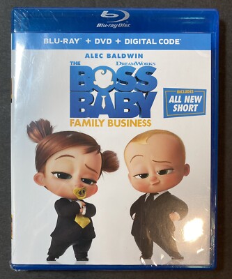 The Boss Baby Family Business BLU-RAY+DVD, NEW SEALED 191329152492