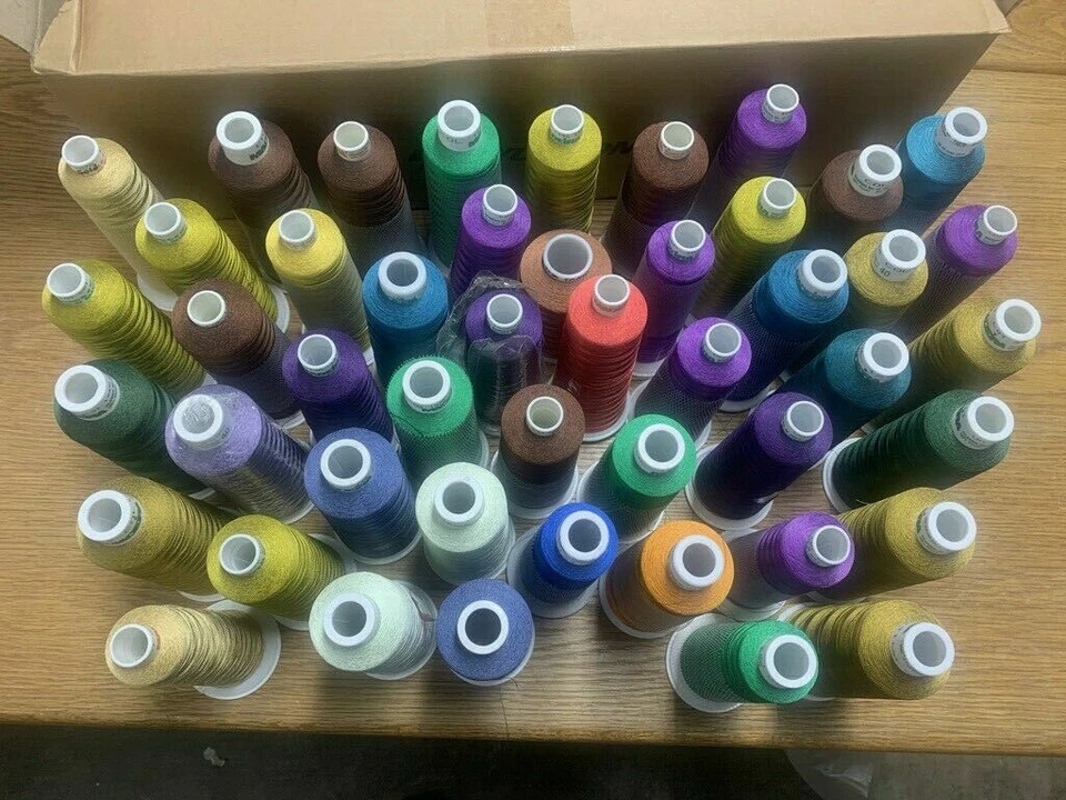 Madeira Rayon Thread Embroidery 2000m to 5000m per cone $9.99 Colors - Image 4 of 4
