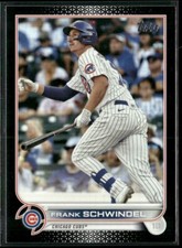 K132 FRANK SCHWINDEL 2022 TOPPS SERIES 2 BLACK 54/71 CHICAGO CUBS #468