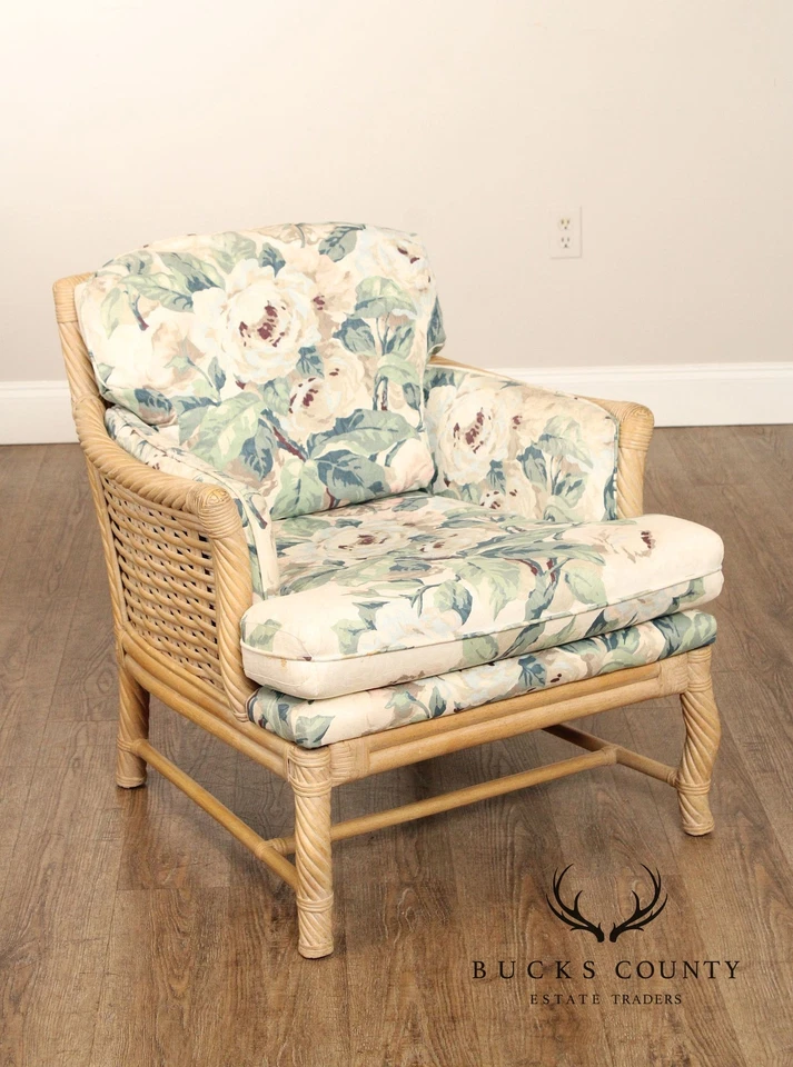 Par de poltronas vintage Lane Venture com otomano - Imagem 3 de 4