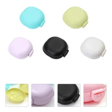 5PCS Soap Caddy Travel Soap Container Soap Holder Tray Kitchen Sink Soap Caddy