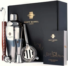 London Cocktail Shaker Set/Bartender Kit: Bar Set Including Cocktail Shaker etc