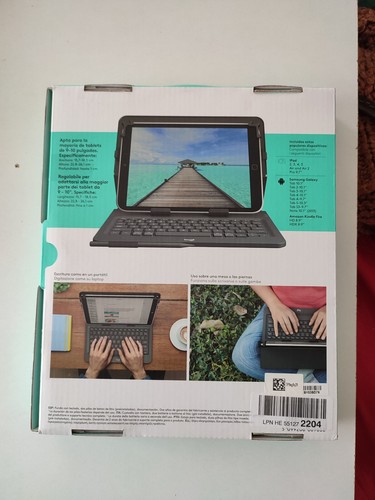 Logitech Universal Folio Tablet-Hülle Kabelloser Tastatur Italienisches QWERTY - Bild 5 von 7