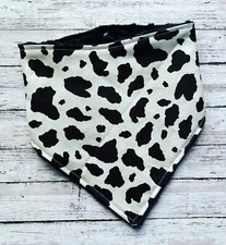Baby Bandana Bib Cow Print Boy Girl New Handmade Cowboy Cowgirl