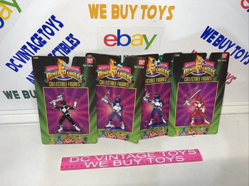 VINTAGE BANDAI 1993 MIGHTY MORPHIN POWER RANGERS FIGURES Lot-4 NIP