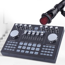 K1 Live Sound Card Bluetooth Digital Audio Mixer For Computer PC Mobile Phone